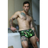 Breedwell Boxer Jock Dickmatized Noir-Vert neon